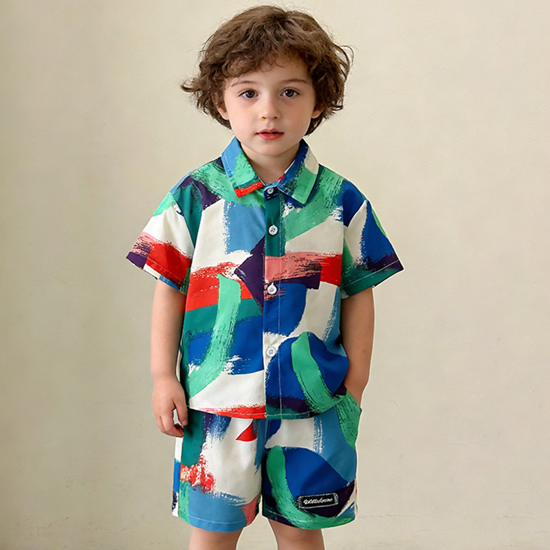 Summer Clothing Drawing - Nowy letni komplet ubranek dla niemowląt,