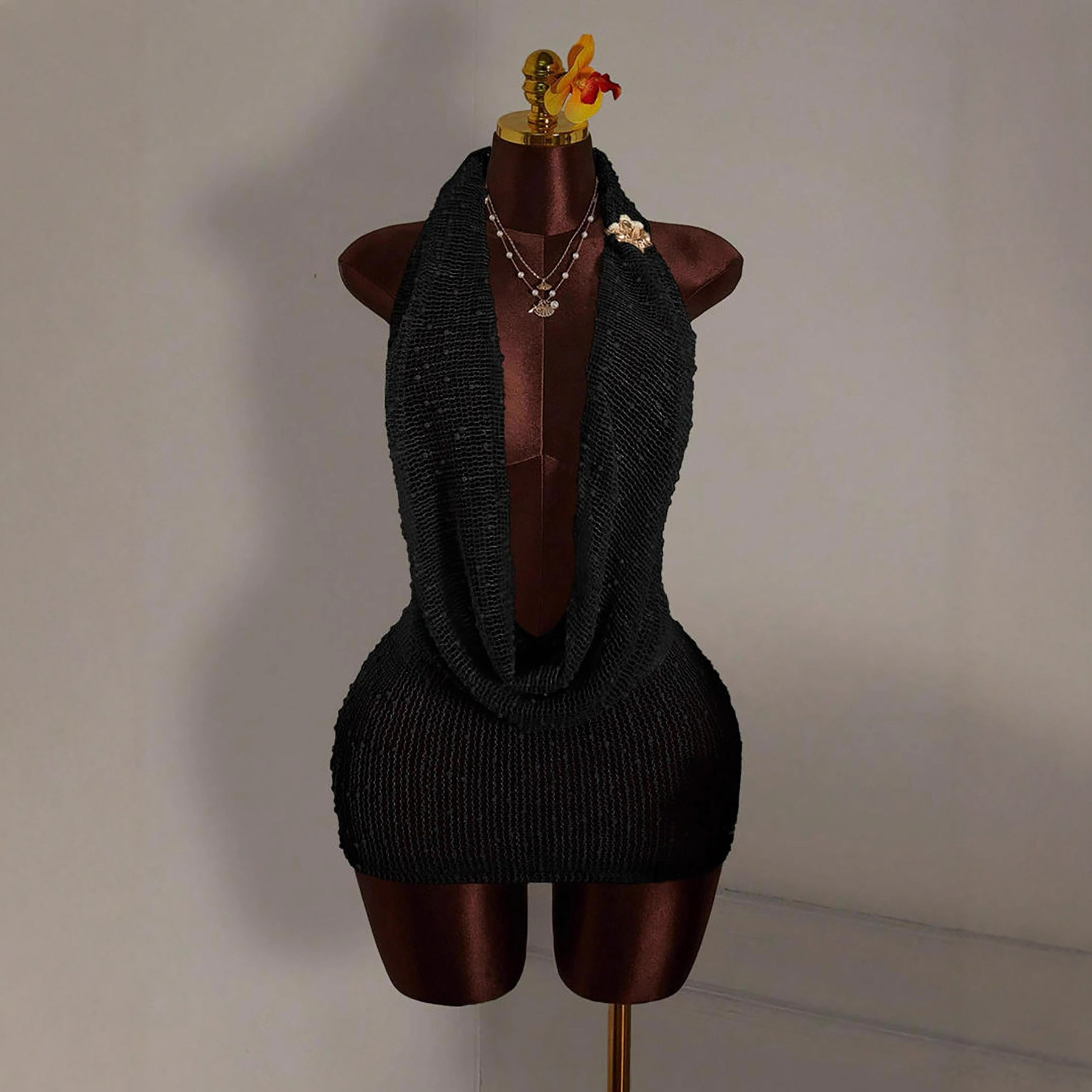 Dzianinowa obcisła mini sukien – Summer Clothing Drawing recenzja i cena